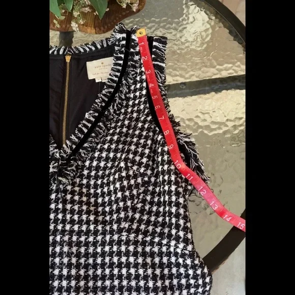 Kate Spade Houndstooth Tweed Dress NWT
